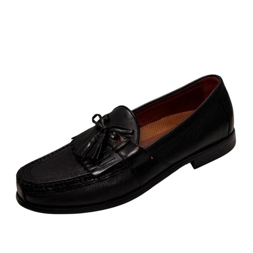 JOHNSTON MURPHY  20-0593 Aragon II Kiltie tassel Loafers mens sz 11 M Black NEW
